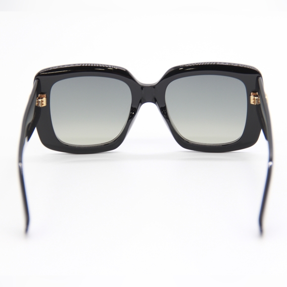 NEW GUCCI GG0141SN 001 WOMEN’S BLACK SUNGLASSES - Picture 9 of 15
